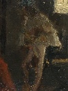 'Due figure', olio su cartone, bozzetto di Domenico Morelli (Napoli 18231901). - Foto 02