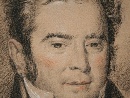 Male portrait, pencil and biacca on paper, France or United Kingdom, c. 1840. - Picture 03