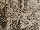 'Banchetto degli Dei', incisione a bulino di Johann Friedrich Greuter (Strasburgo 1590/93-Roma 1662). - Foto 05