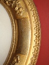 Coppia di cornici in legno e stucco dorato a foglia d'oro, Francia 1850 ca. - Foto 03