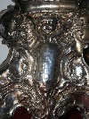 A silvered and embossed copper torchere, Italy, early XVIII century.  - Picture 04