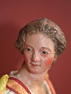 Contadina giovane, figura di presepe, Napoli, XIX secolo. - Foto 02