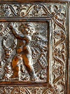 Cassetta in bronzo a patina bruna naturale, da Severo Calzetta da Ravenna (attivo a Ravenna 1496  1543 circa), seconda met del XVIII secolo. - Foto 07