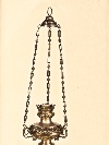 Lampada pensile d'argento, Luigi Conti (1810 - 1881), Udine, met del XIX secolo. - Foto 01