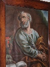 'San Pietro', olio su carta, firmato Giu. Palma fece 1840, scuola italiana della prima met del XIX secolo. - Foto 01