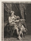 'Venus caressing Cupid', a proof impression by Carlo Antonio Porporati (Volvera, Turin 1741  Turin 1816), after Pompeo Batoni, late eighteenth century. - Picture 01