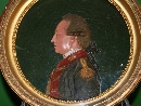 Wax bas-relief portrait with string application applied over a piece of transparent glass, Great Britain, c. 1780. - Picture 02